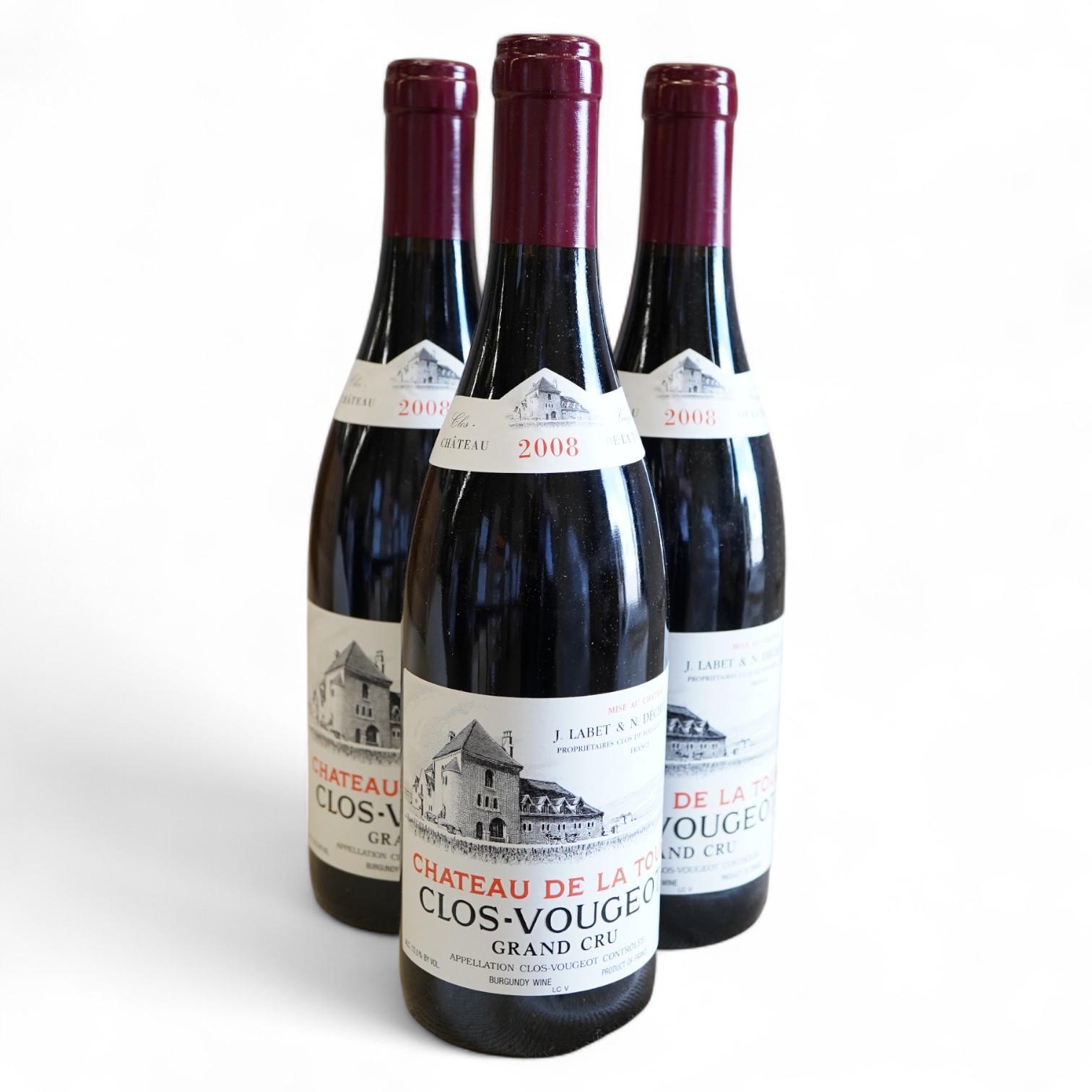 Labet & Dechelette, Château de La Tour, Clos de Vougeot Vieilles Vignes Grand Cru, 2008
